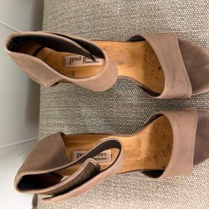 Paul Green Women's Brown Heeled Sandals